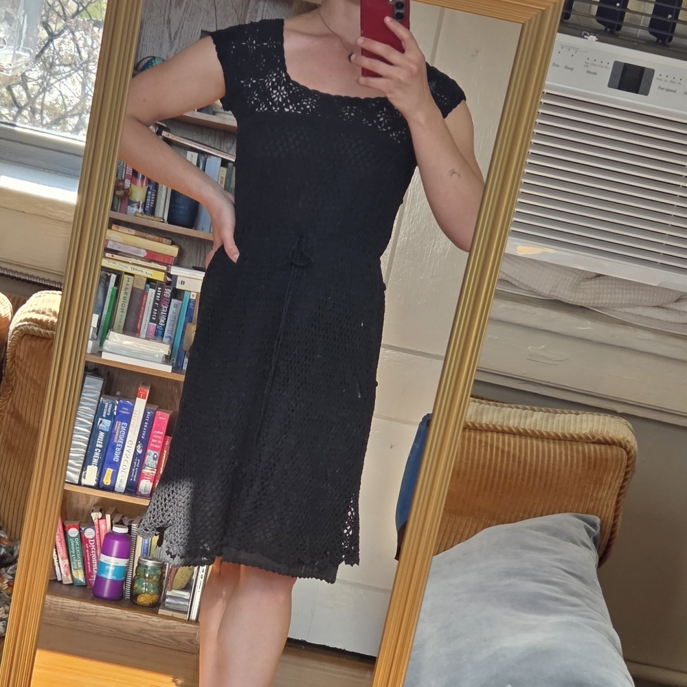 Elegant Black Lace Dress